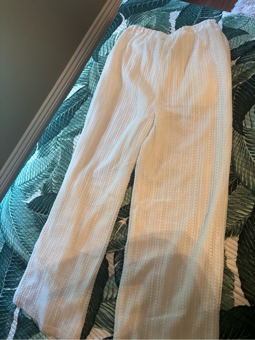 Peppermayo white Knit Wide-Leg Pants - Picture 5 of 11